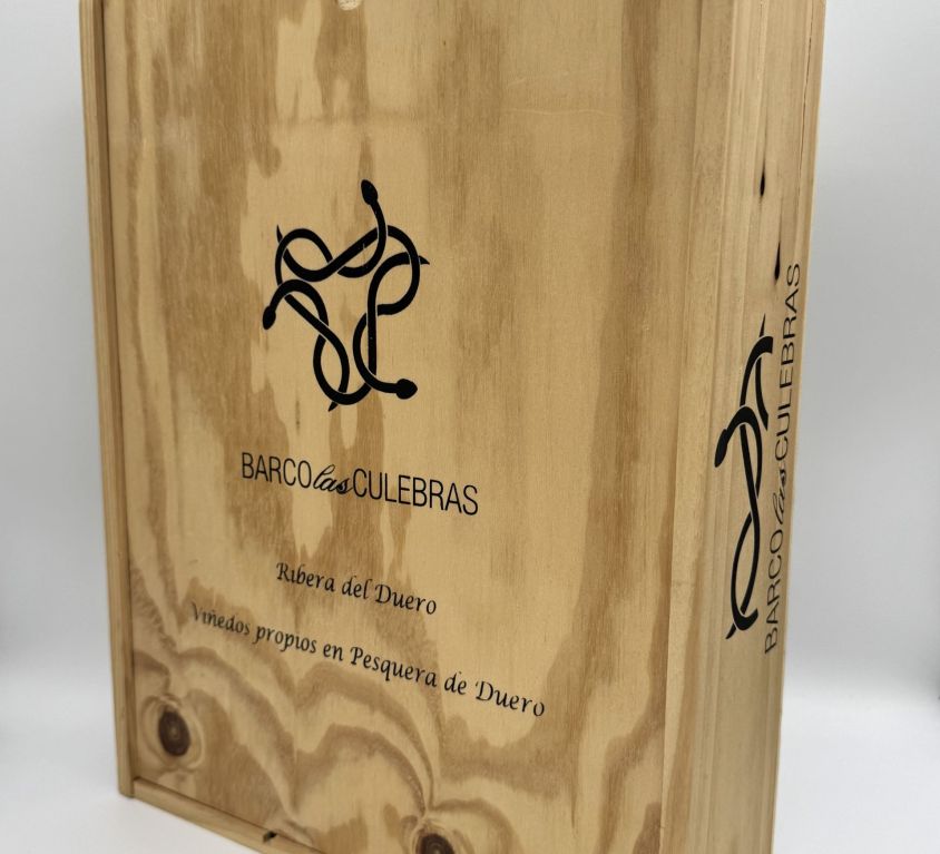 Estuche de madera 3 botellas